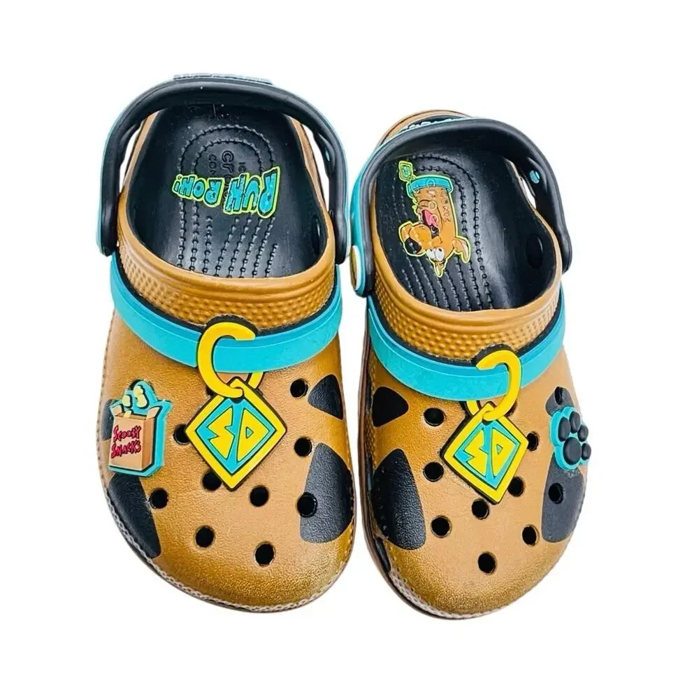 Crocs Classic Clog Scooby-Doo! Limited Edition slip on toddler shoes sz 10